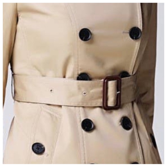 Chic British Buckle Double Breasted Fabulous Trench Coat - Picture 4 of 4